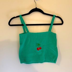 Sweet&Sinful Cherry Cropped Top🍒